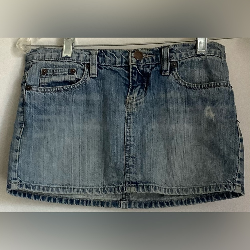 GARAGE Denim Mini Skirt EUC